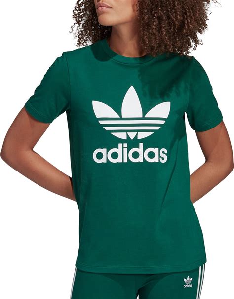 adidas trefoil shirt women